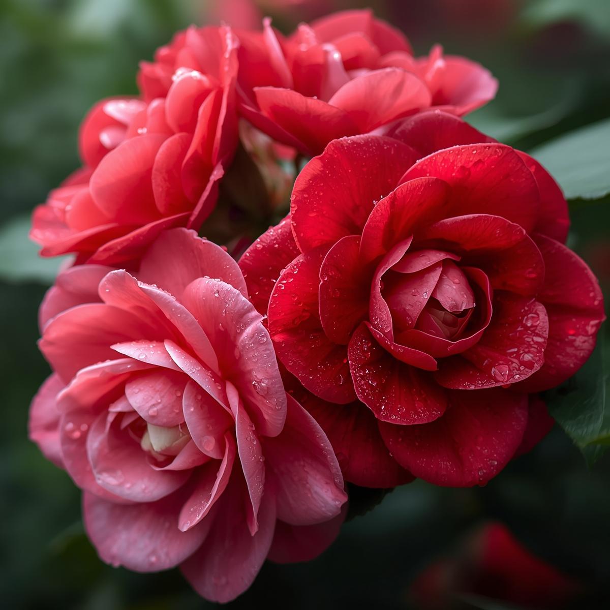 Camellia flowers